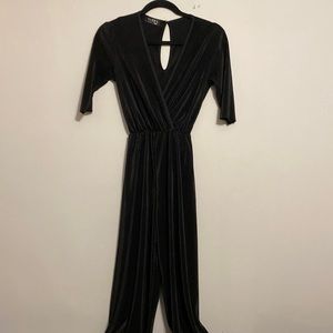 Sheer black XS romper